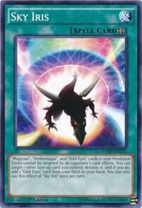 Sky Iris SDMP-EN025 card from Structure Deck: Master of Pendulum