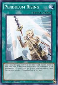 Pendulum Rising SDMP-EN028 card from Structure Deck: Master of Pendulum