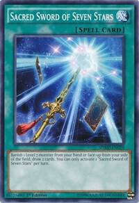 Sacred Sword of Seven Stars SDMP-EN029 card from Structure Deck: Master of Pendulum