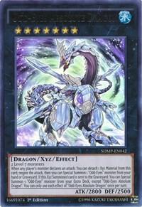 Odd-Eyes Absolute Dragon SDMP-EN042 card from Structure Deck: Master of Pendulum