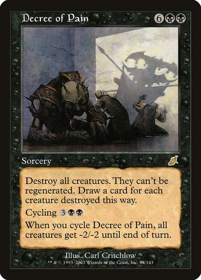 Decree of Pain 64 card from Scourge