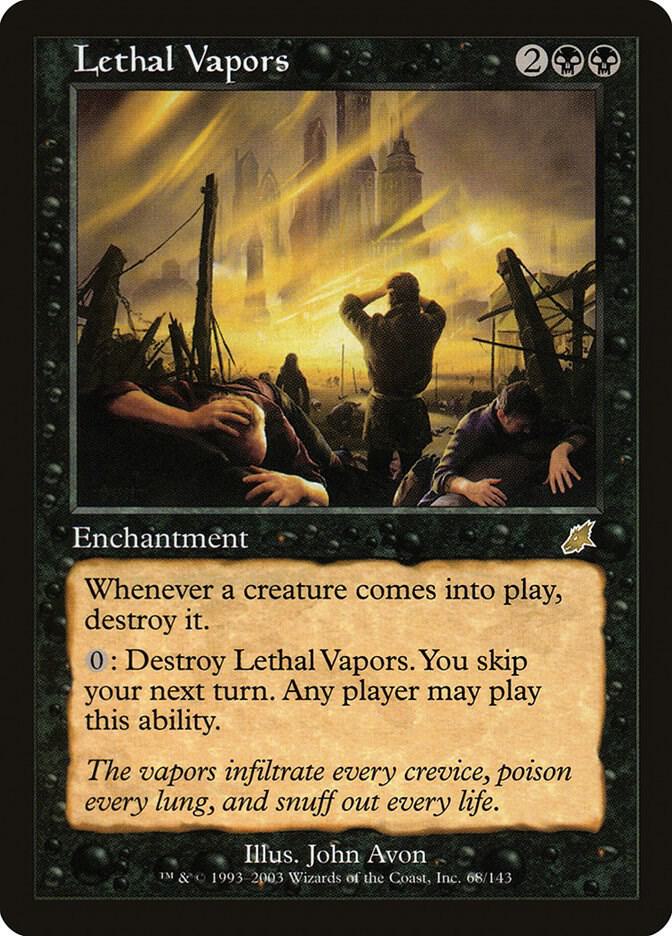 Lethal Vapors 68 card from Scourge
