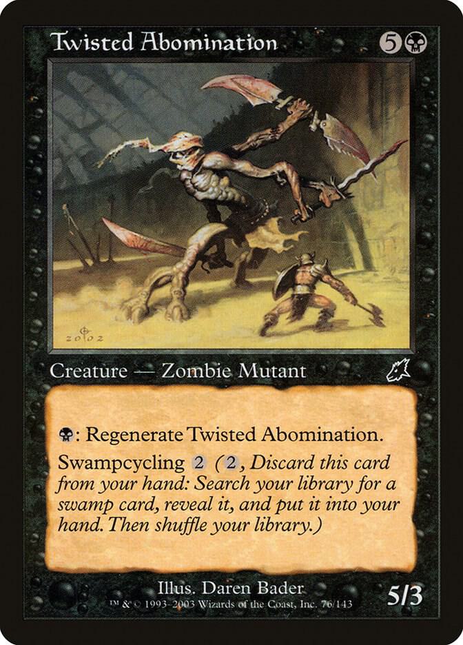 Twisted Abomination 76 card from Scourge