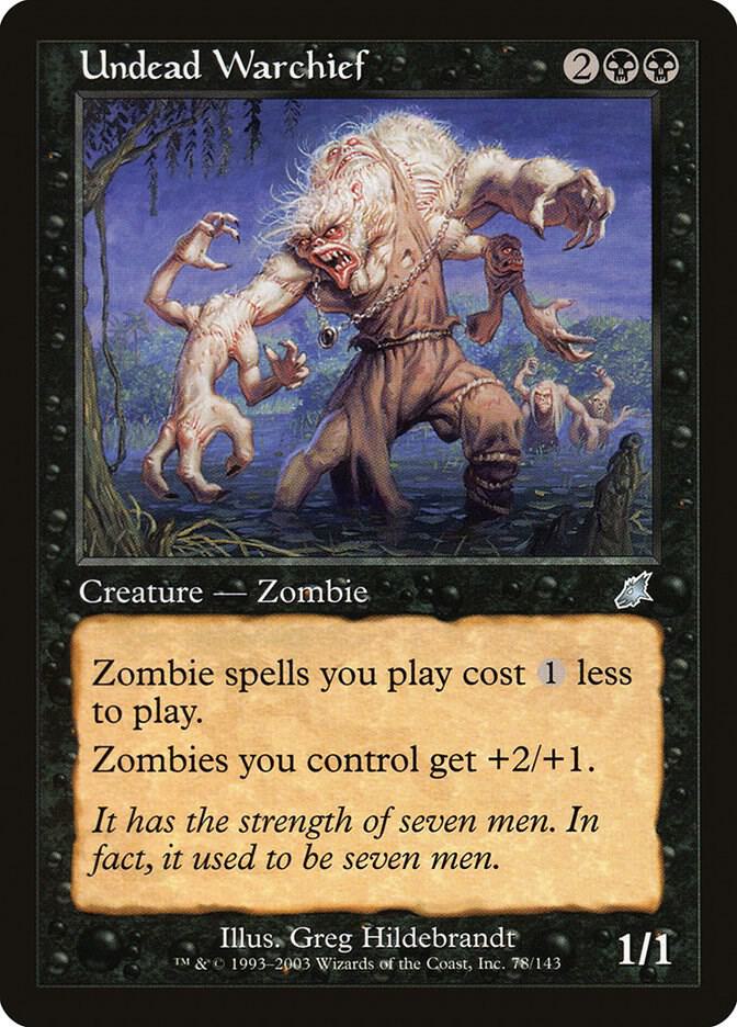 Undead Warchief 78 card from Scourge
