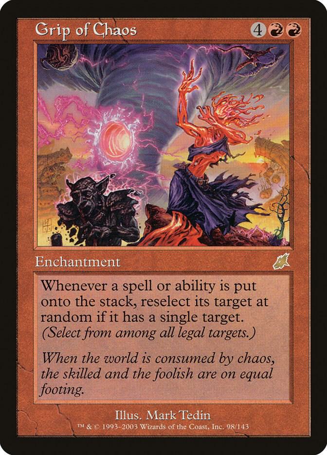 Grip of Chaos 98 card from Scourge