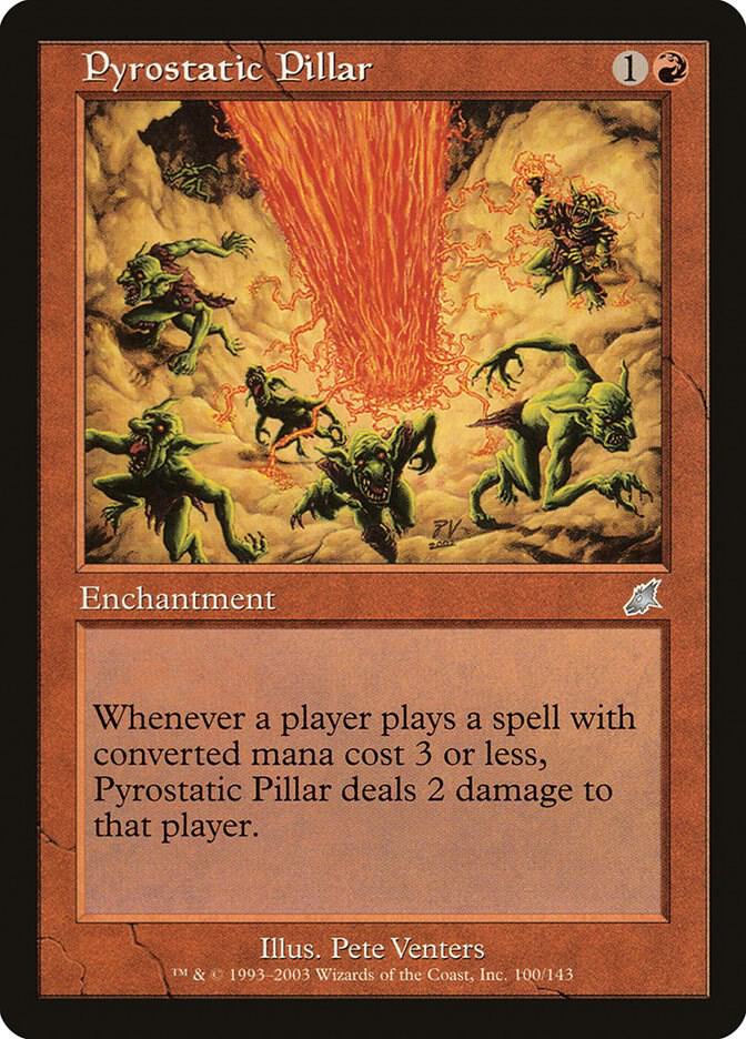 Pyrostatic Pillar 100 card from Scourge