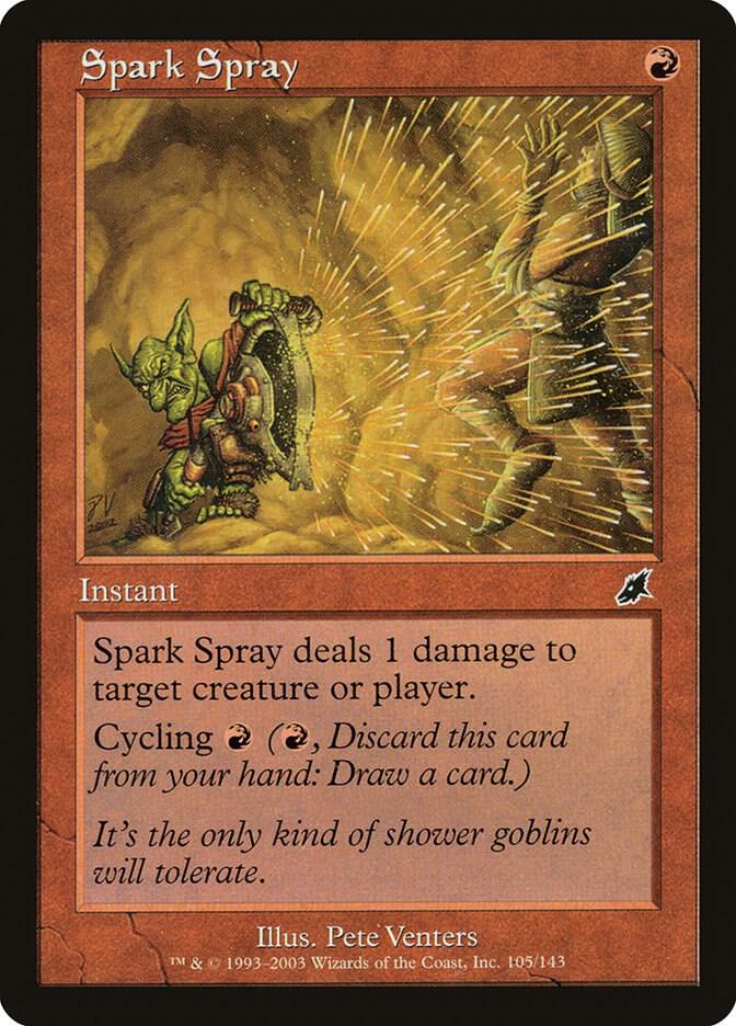 Spark Spray 105 card from Scourge