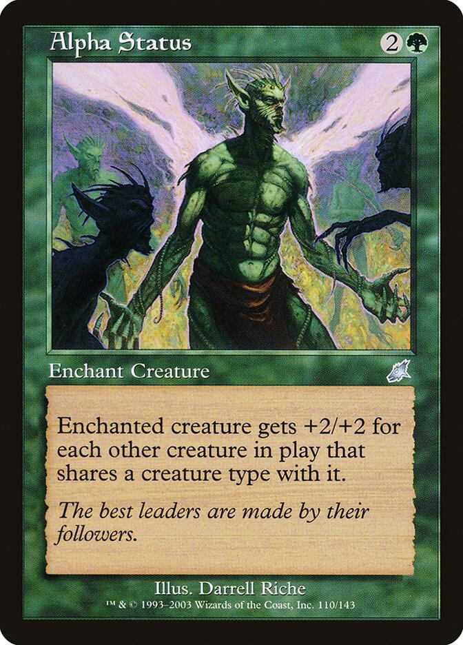 Alpha Status 110 card from Scourge