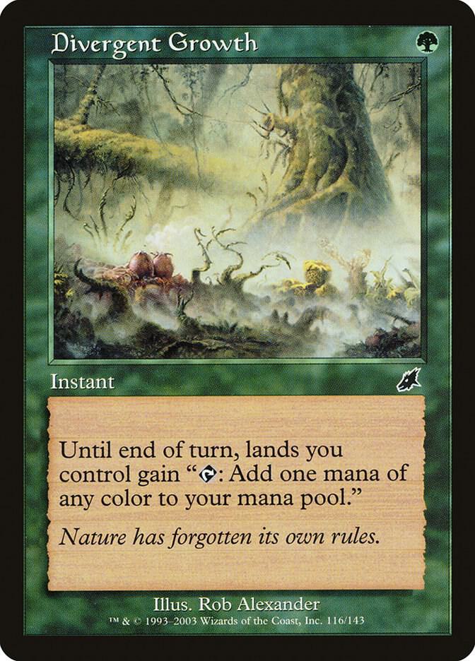 Divergent Growth 116 card from Scourge