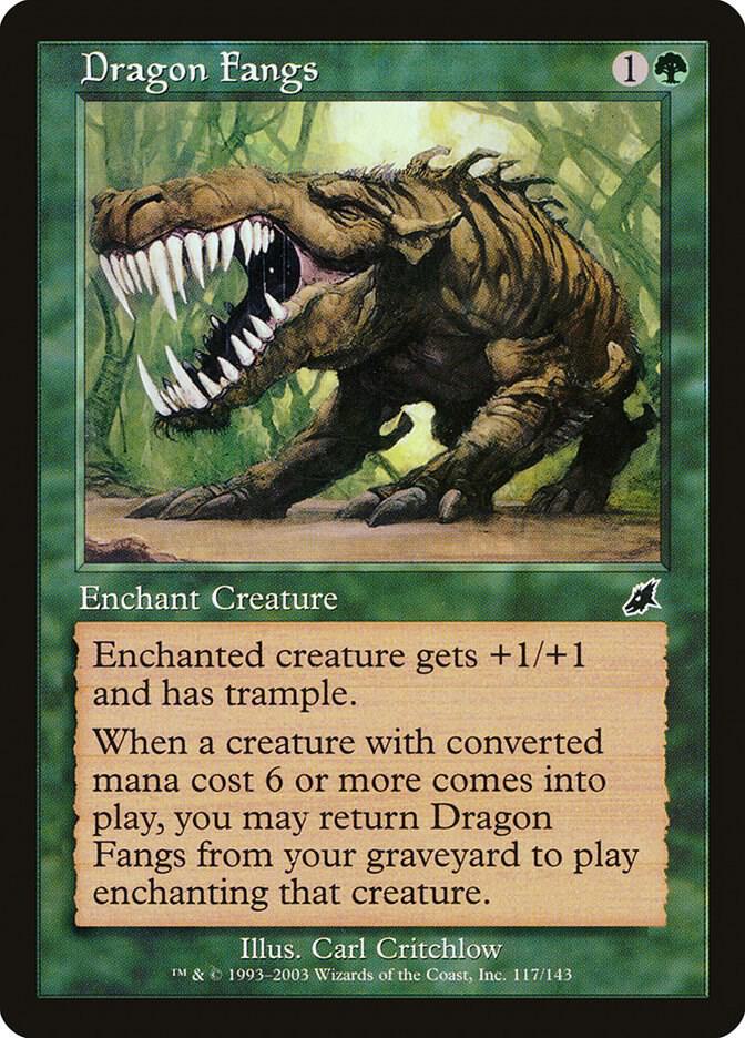 Dragon Fangs 117 card from Scourge