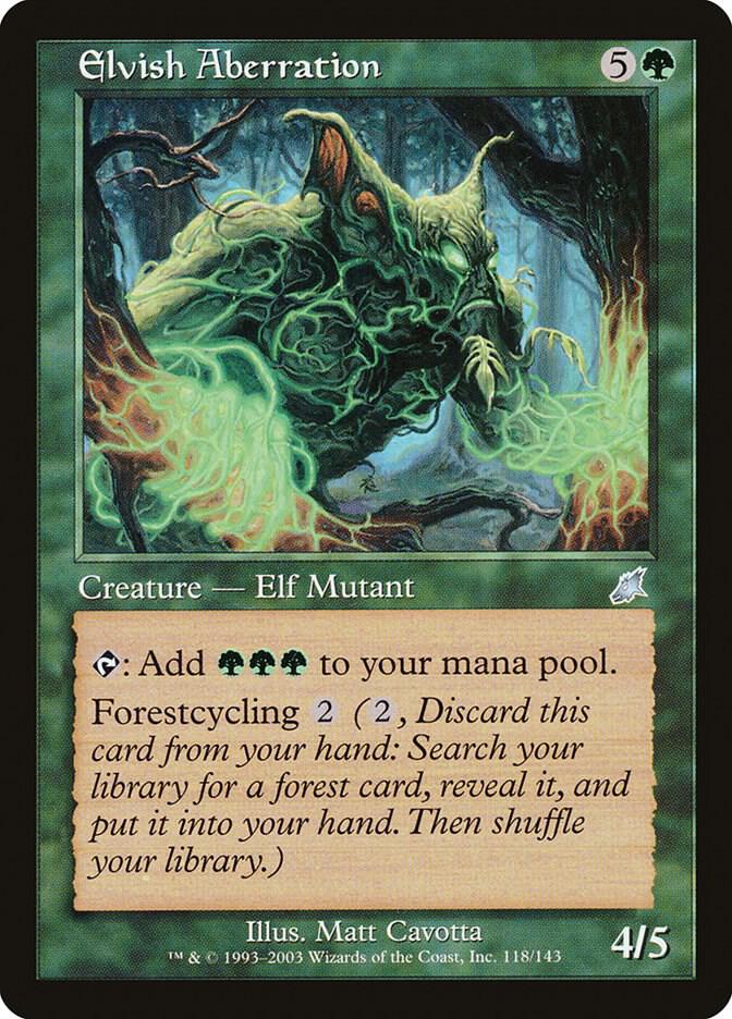 Elvish Aberration 118 card from Scourge