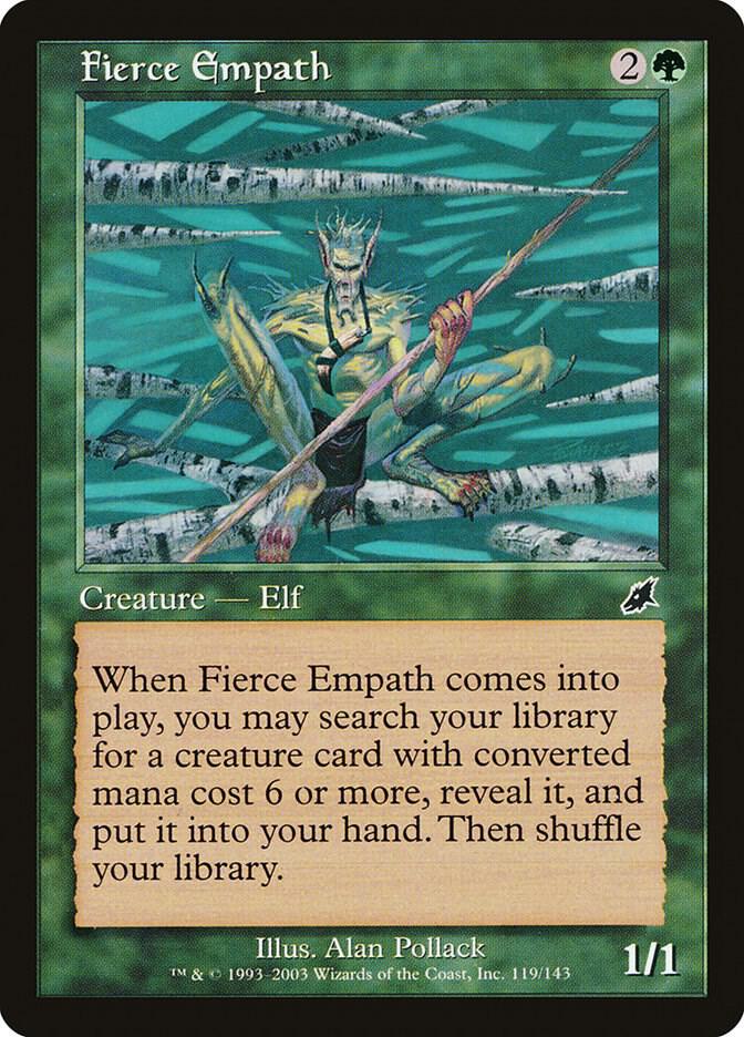 Fierce Empath 119 card from Scourge