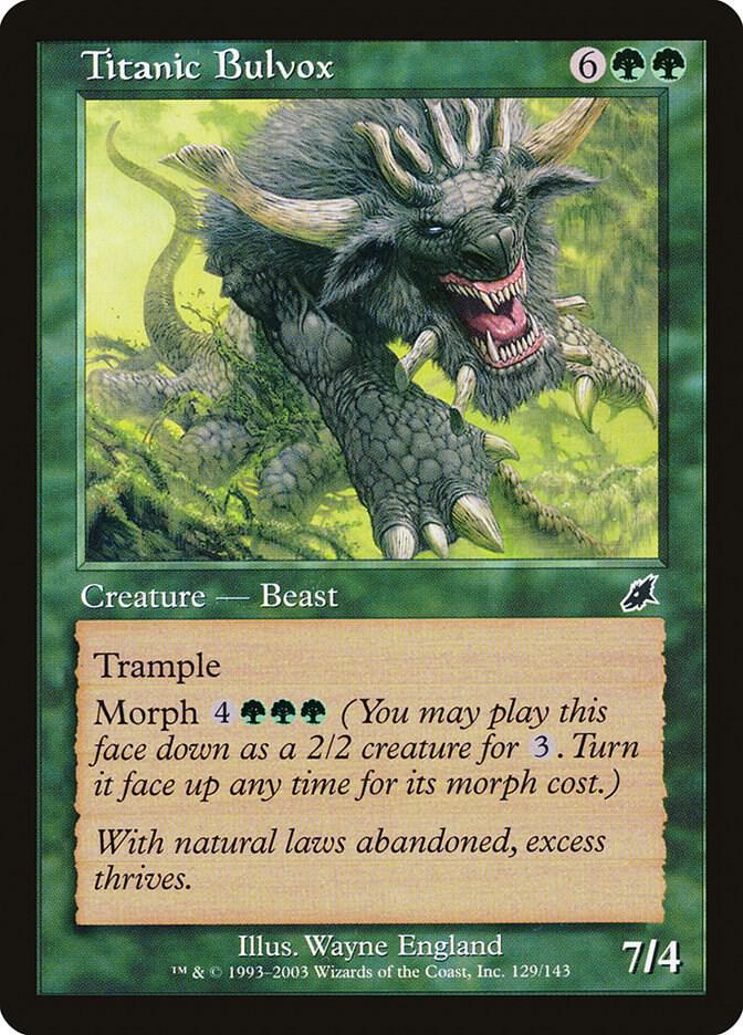 Titanic Bulvox 129 card from Scourge