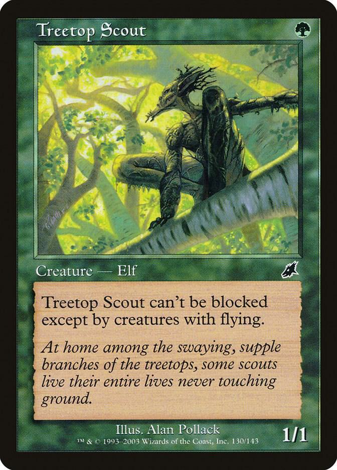 Treetop Scout 130 card from Scourge
