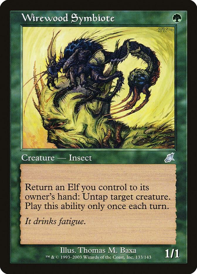Wirewood Symbiote 133 card from Scourge