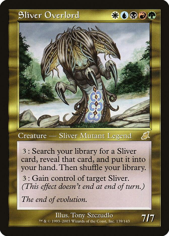 Sliver Overlord 139 card from Scourge