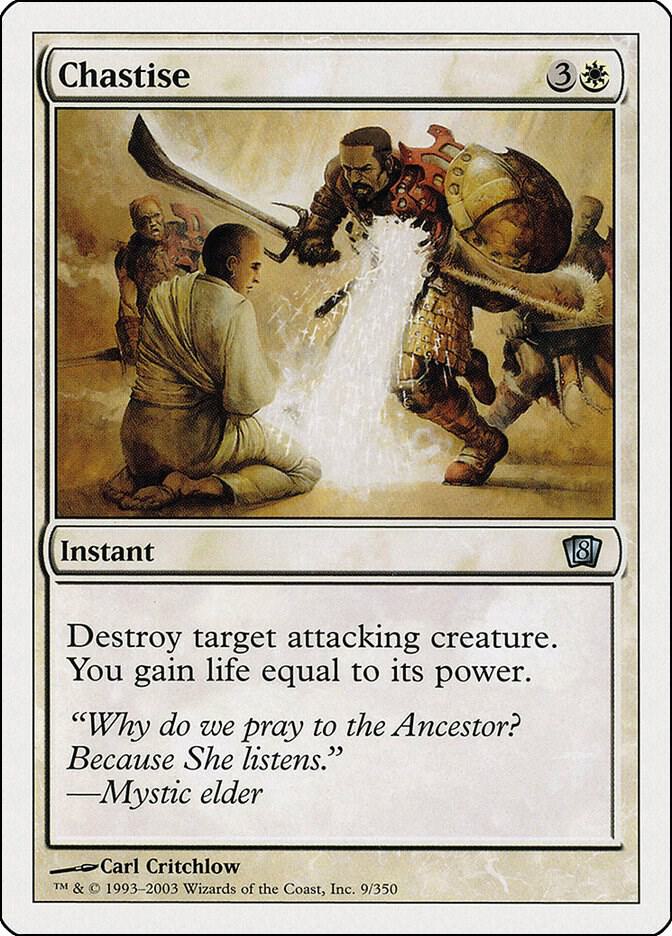 Chastise 9 card from 8th Edition