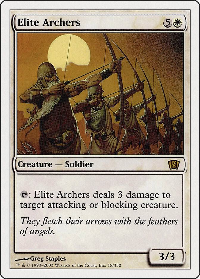 Elite Archers 18 card from 8th Edition