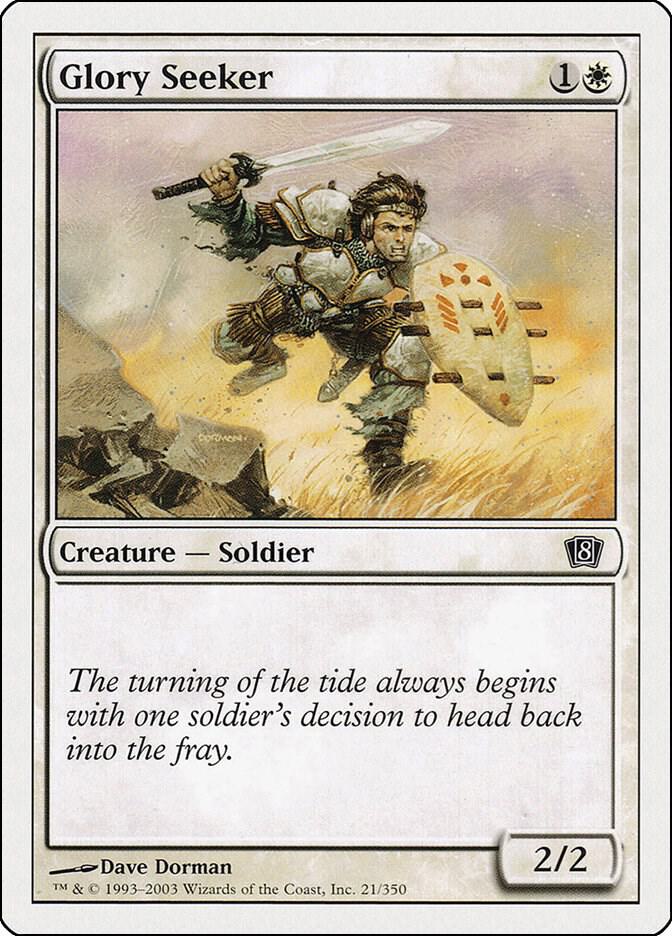 Glory Seeker 21 card from 8th Edition