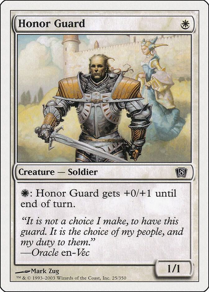 Honor Guard 25 card from 8th Edition