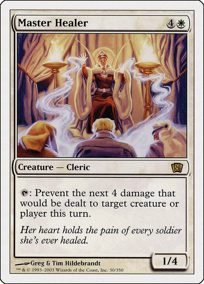 Master Healer 30 card from 8th Edition