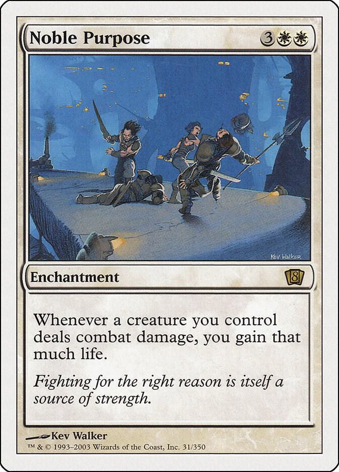 Noble Purpose 31 card from 8th Edition