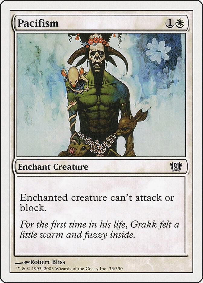 Pacifism 33 card from 8th Edition