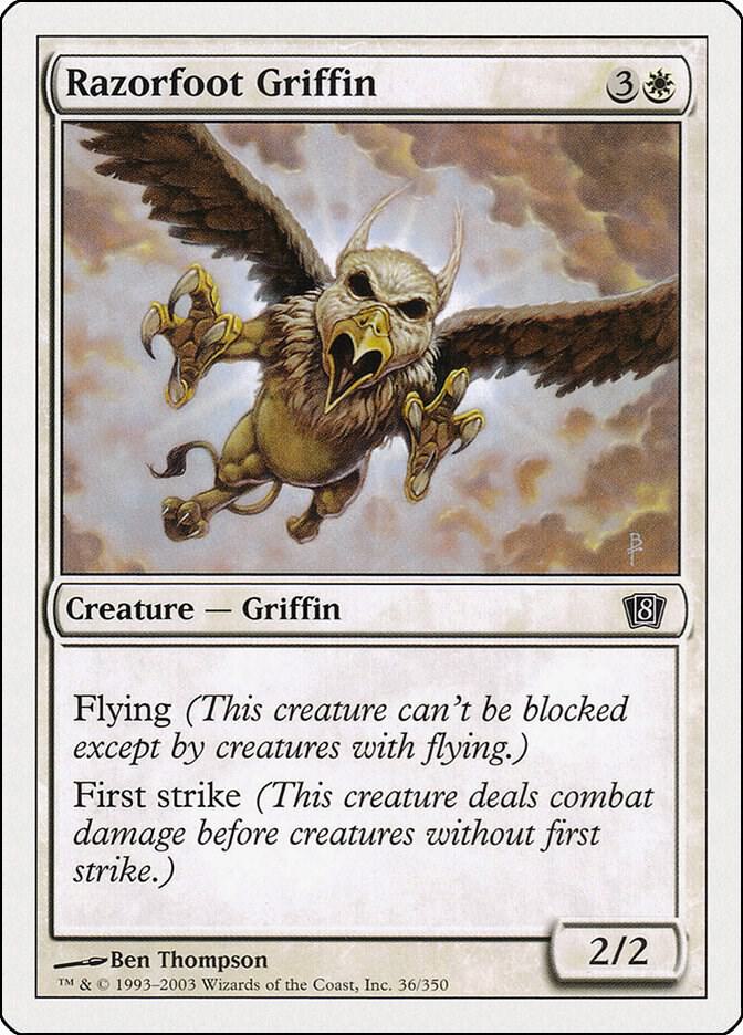 Razorfoot Griffin 36 card from 8th Edition