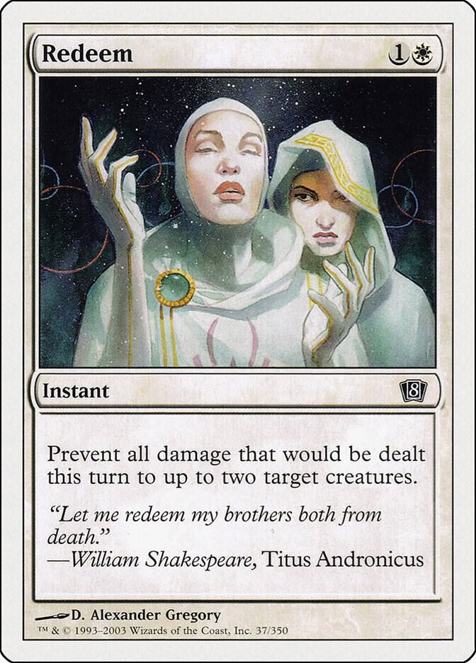 Redeem 37 card from 8th Edition