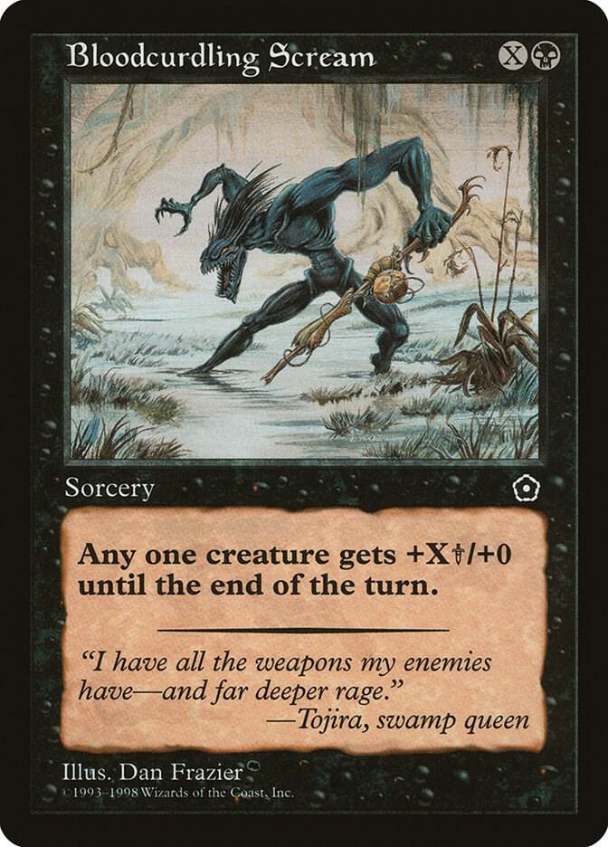 Bloodcurdling Scream card from Portal Second Age