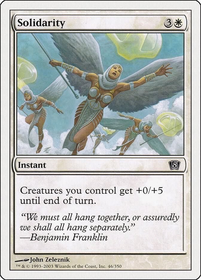 Solidarity 46 card from 8th Edition