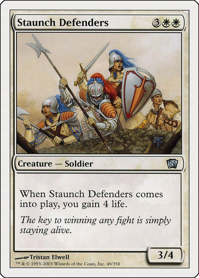 Staunch Defenders 49 card from 8th Edition