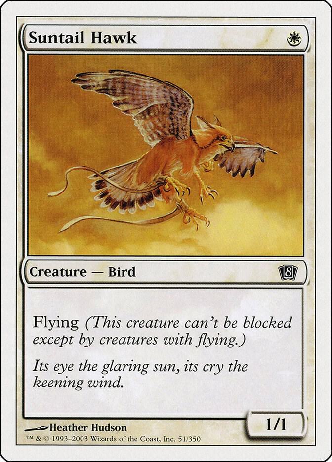 Suntail Hawk 51 card from 8th Edition