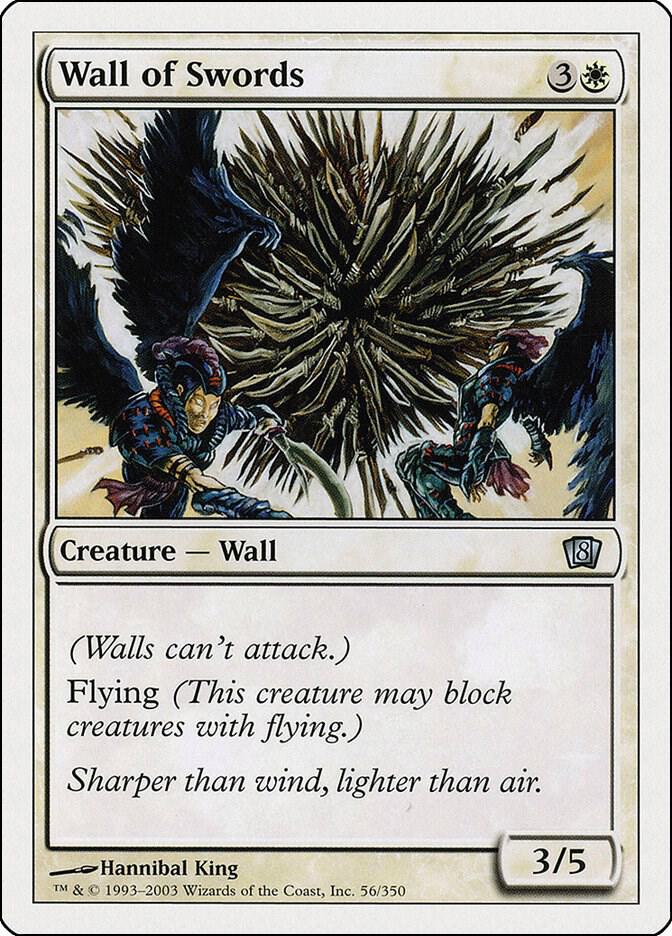 Wall of Swords 56 card from 8th Edition