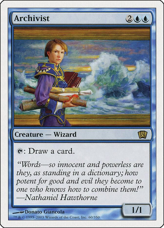 Archivist 60 card from 8th Edition