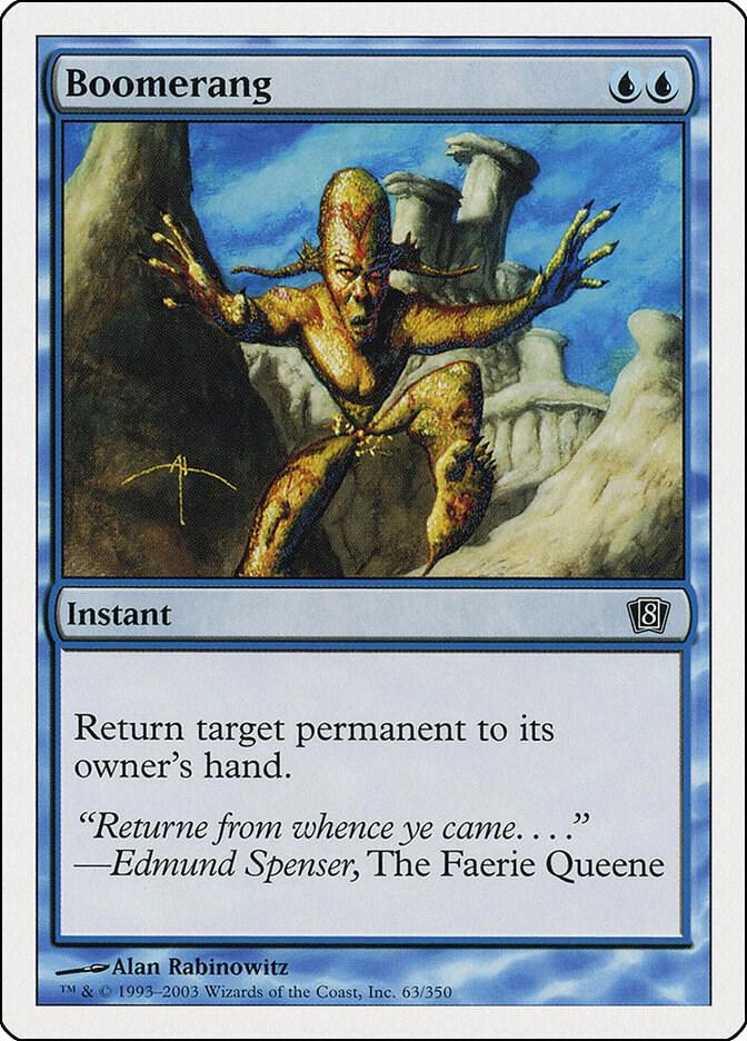 Boomerang 63 card from 8th Edition