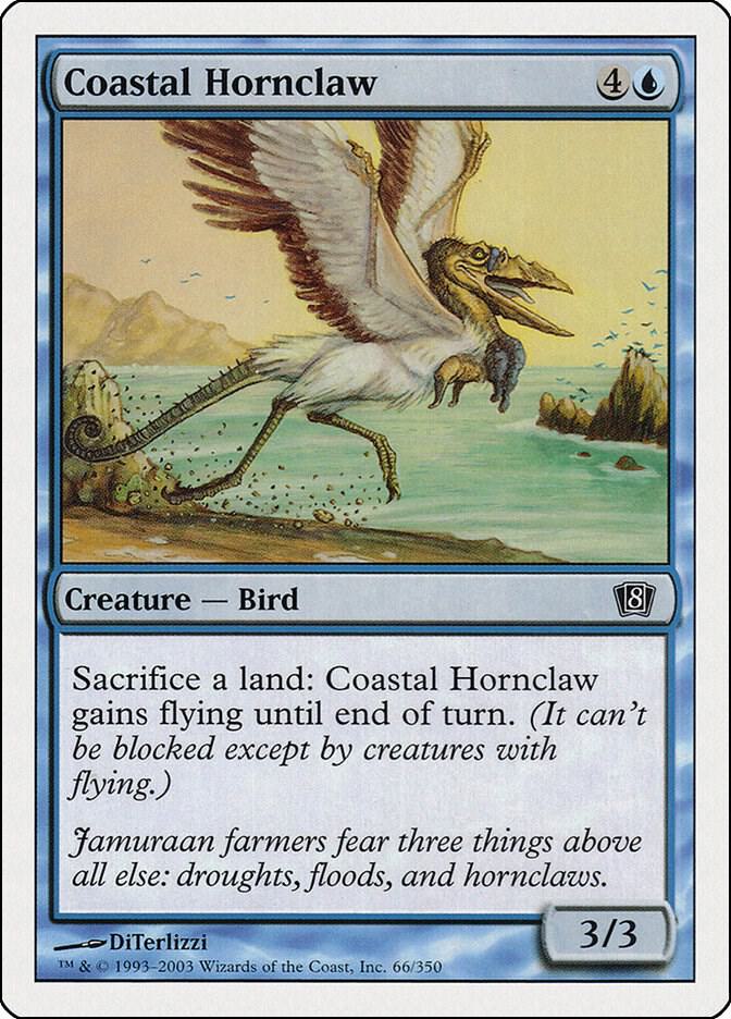 Coastal Hornclaw 66 card from 8th Edition