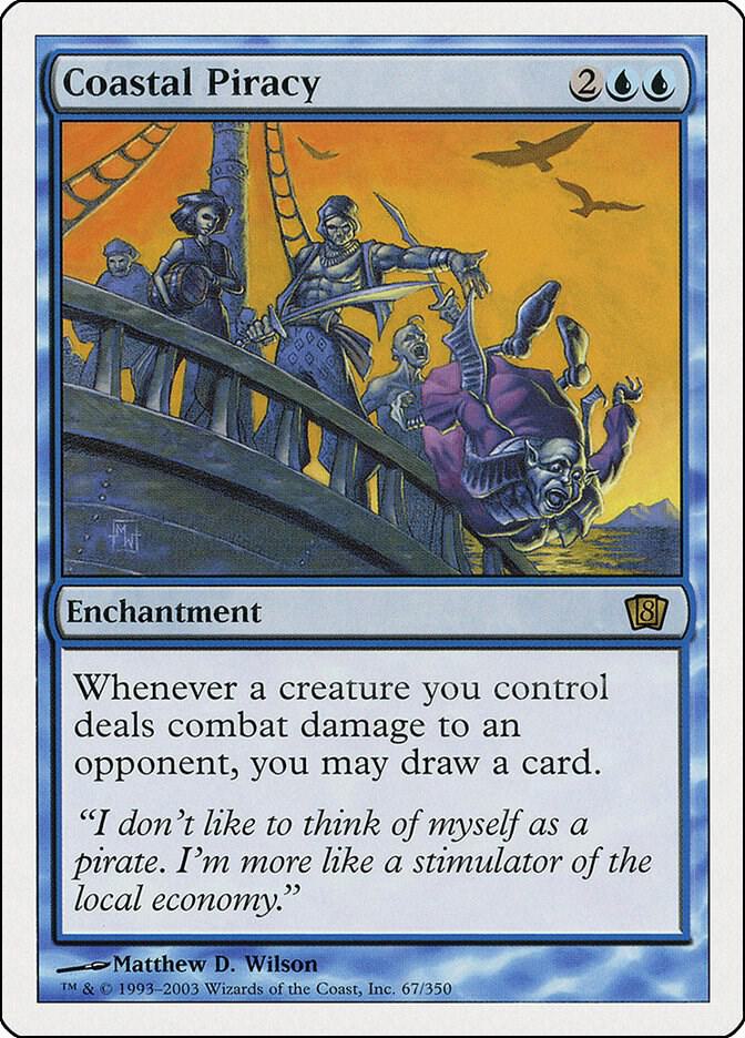 Coastal Piracy 67 card from 8th Edition