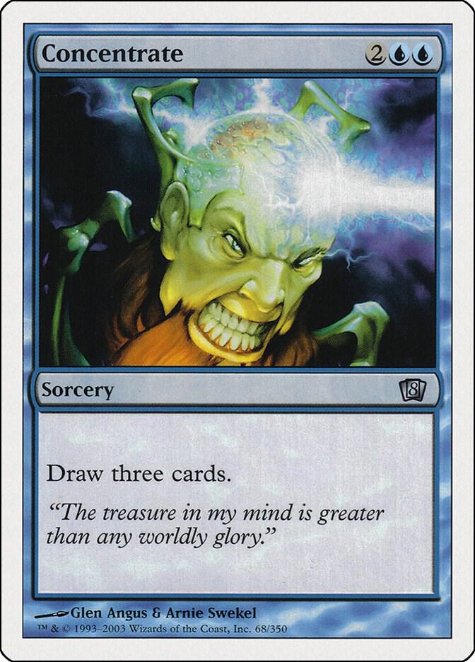 Concentrate 68 card from 8th Edition