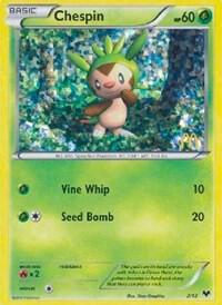 Chespin - 2/12 002/012 card from McDonald's Promos 2014