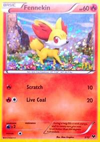 Fennekin - 3/12 003/012 card from McDonald's Promos 2014