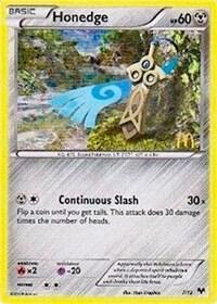 Honedge - 7/12 007/012 card from McDonald's Promos 2014