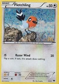 Fletchling - 11/12 011/012 card from McDonald's Promos 2014