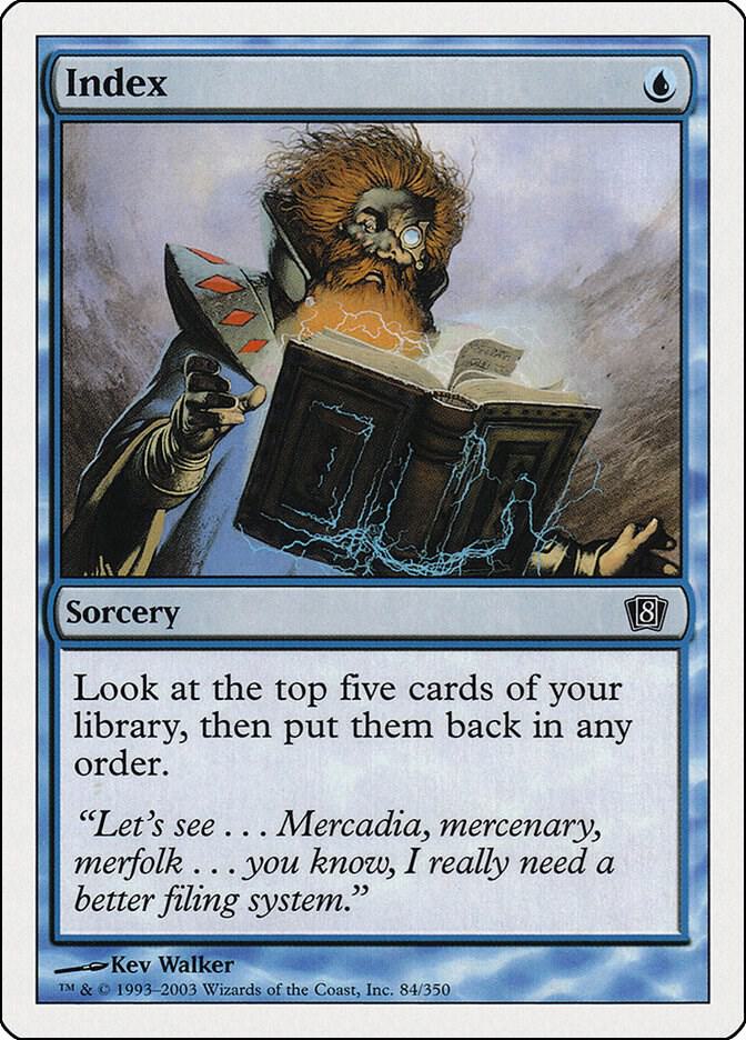 Index 84 card from 8th Edition