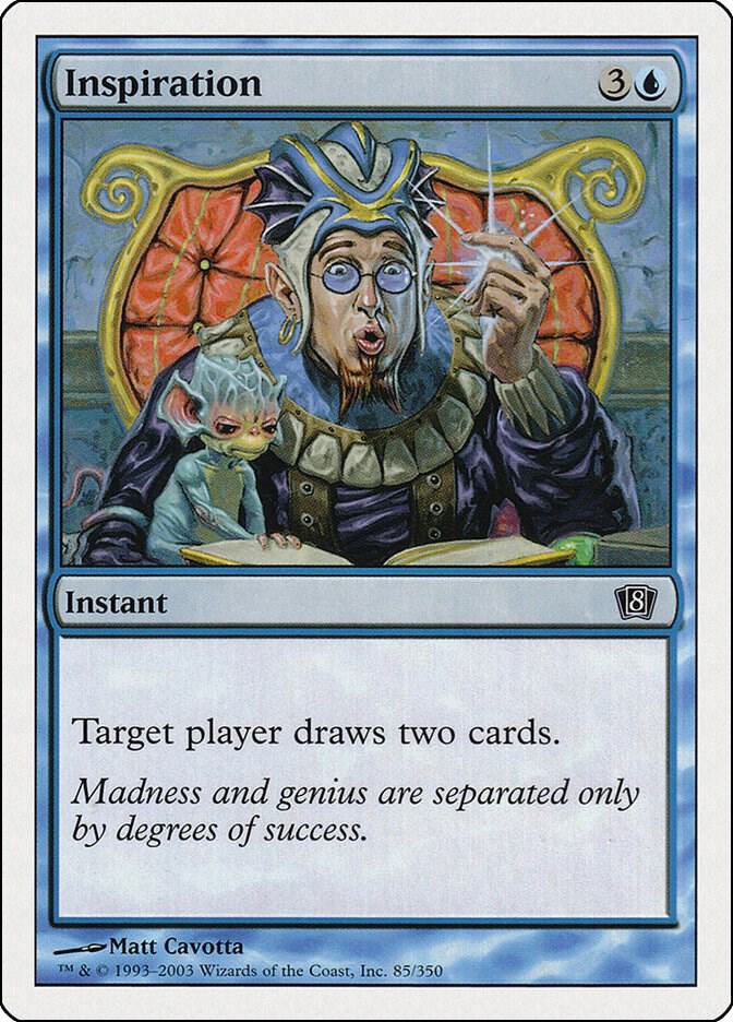 Inspiration 85 card from 8th Edition