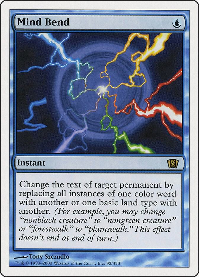 Mind Bend 92 card from 8th Edition