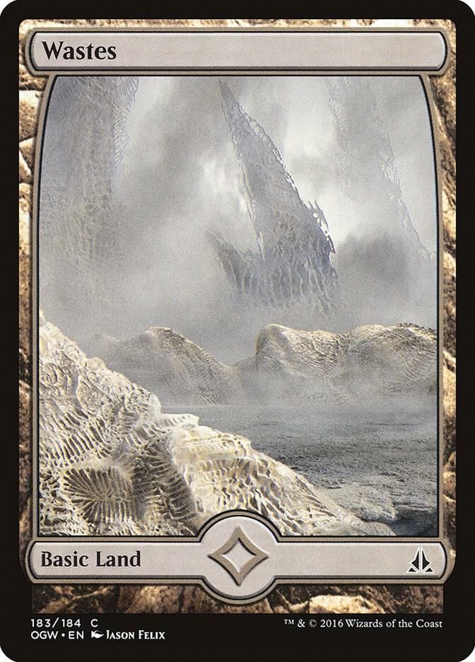 Wastes - Full Art 183 card from Oath of the Gatewatch
