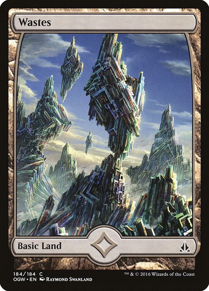 Wastes - Full Art 184 card from Oath of the Gatewatch