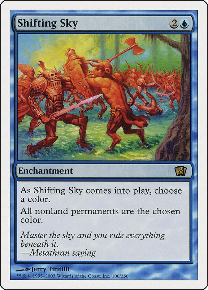 Shifting Sky 100 card from 8th Edition