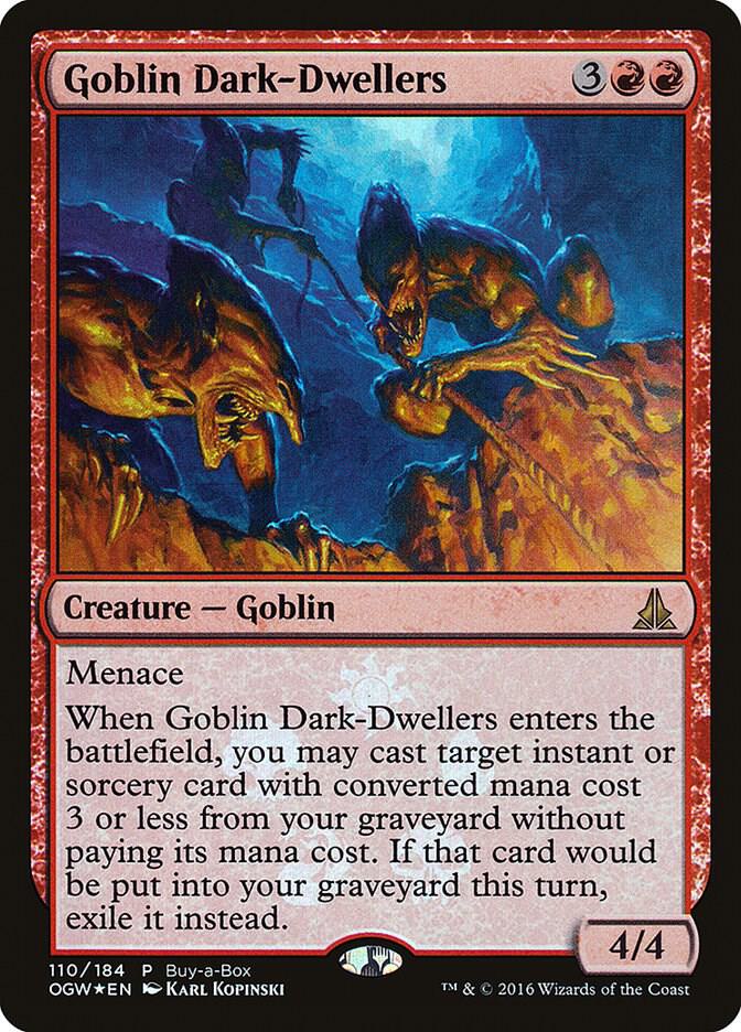 Goblin Dark-Dwellers 110 card from Buy-A-Box Promos
